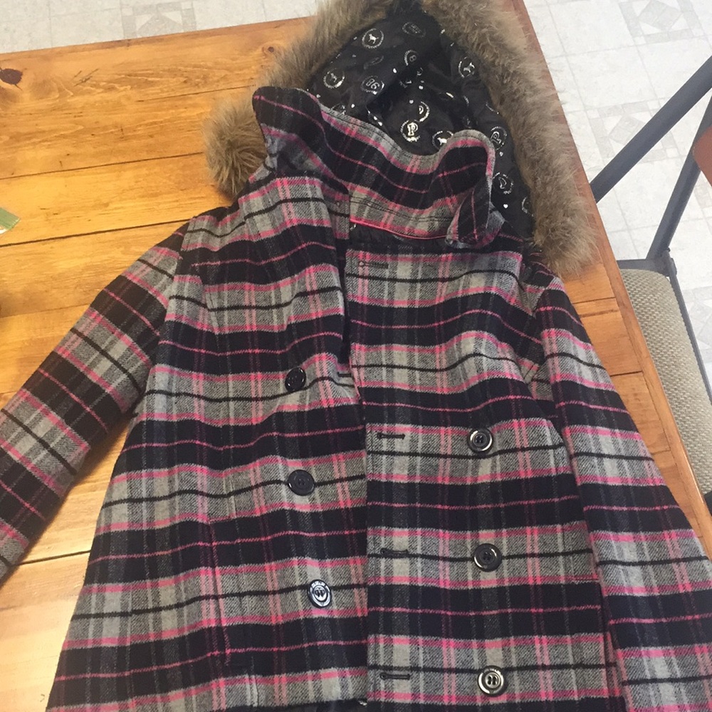 Victoria secret pink pea coat